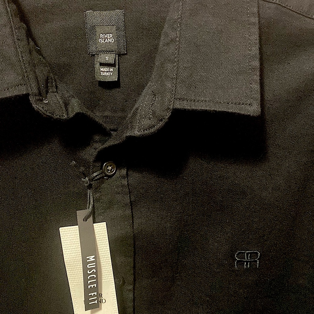 River Island Mens Long Sleeve Button Up
